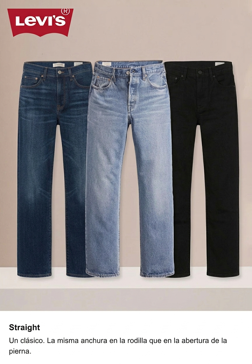 Pack 3 Vaqueros Levi's® Mujer — Original