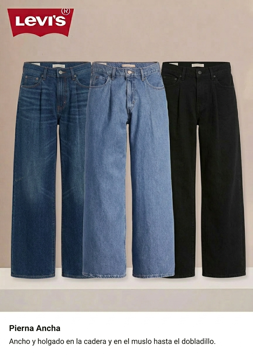 Pack 3 Vaqueros Levi's® Mujer — Original