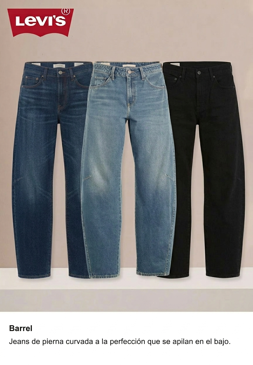 Pack 3 Vaqueros Levi's® Mujer — Original
